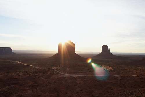 sunlight Grand Canyon oljato-monument valley